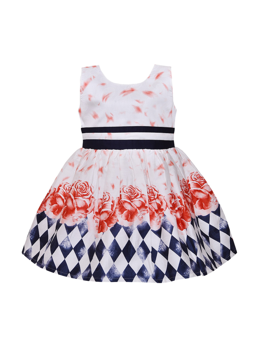 Wish Karo Red Floral Dress