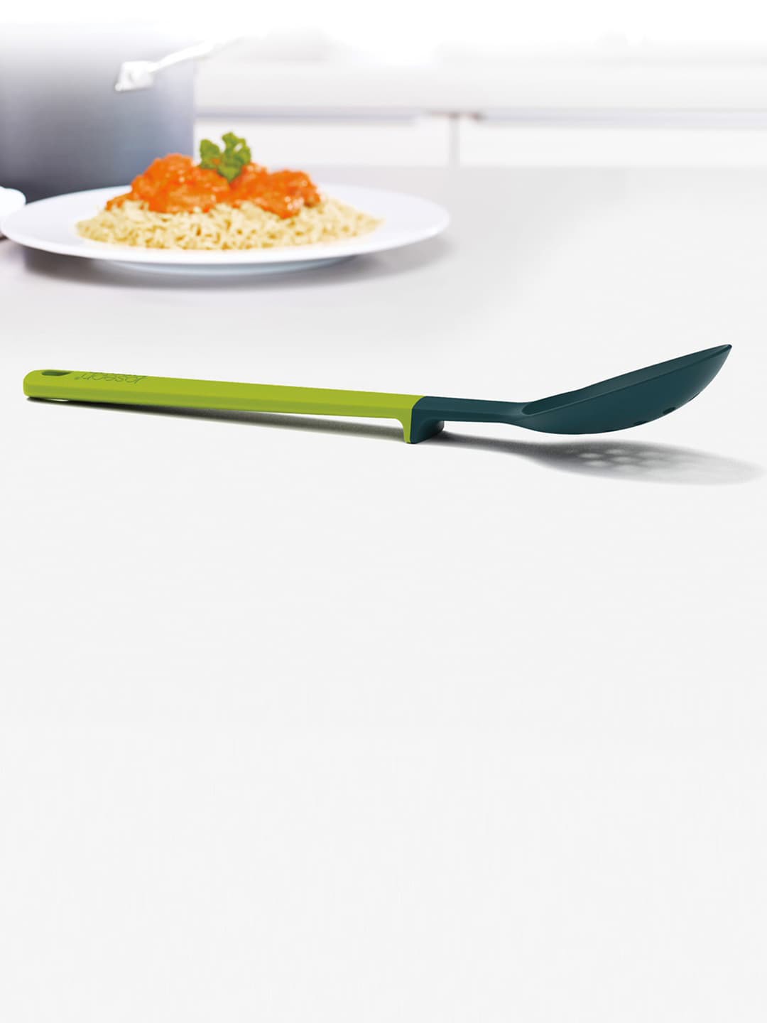 Joseph Grey & Green 1 Pieces Plastic Matte Table Spoon