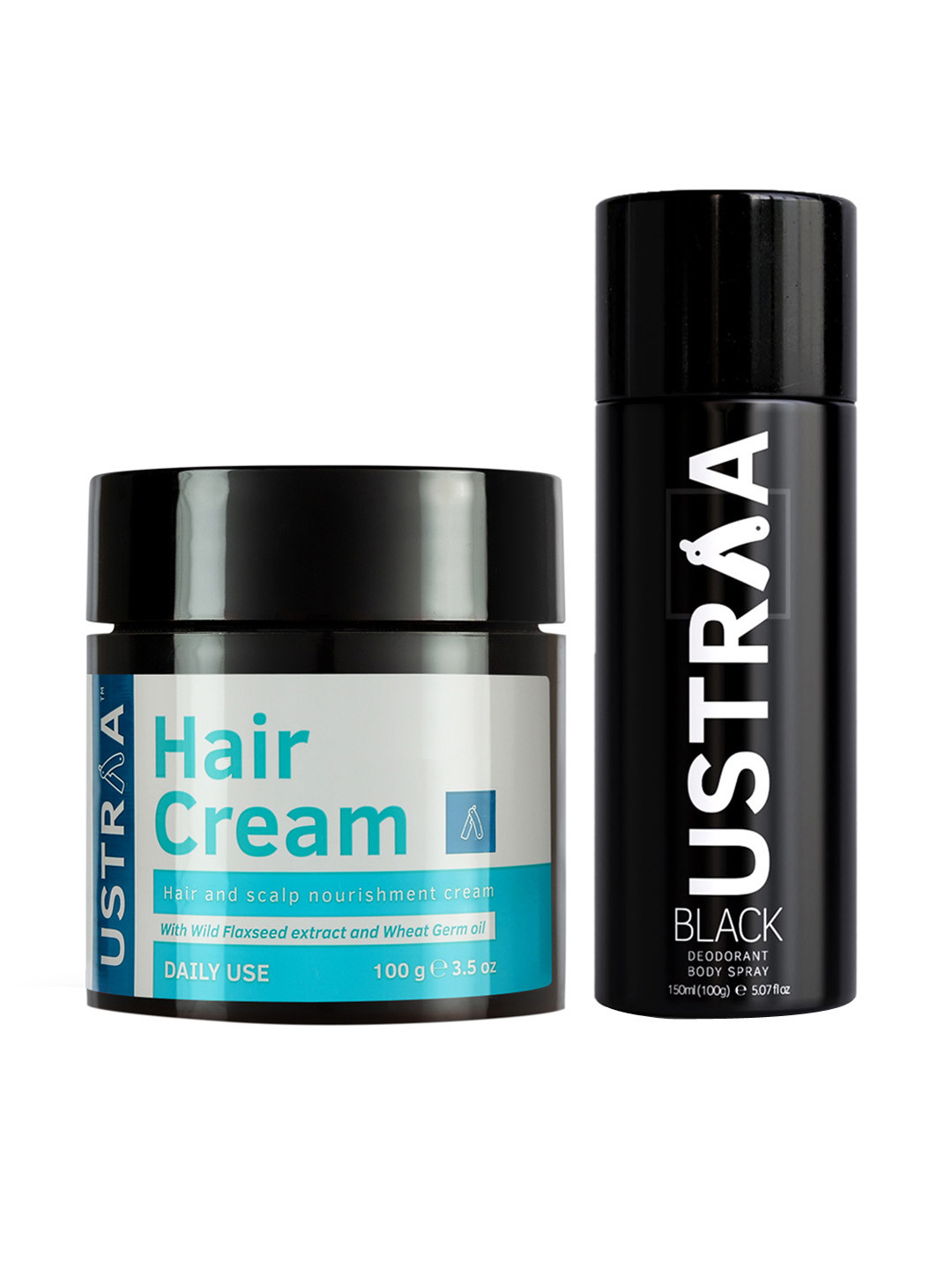 Ustraa Black Hair Cream with Deodorant