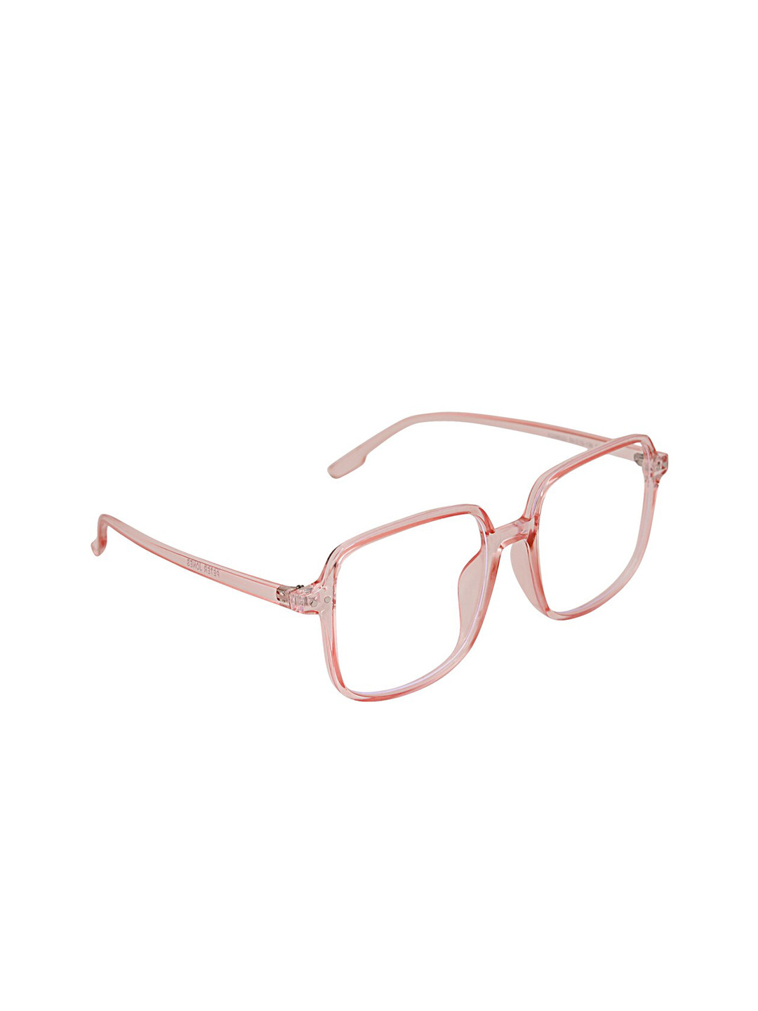 Peter Jones Eyewear Women Pink Full Rim Light Blocking Square Frames