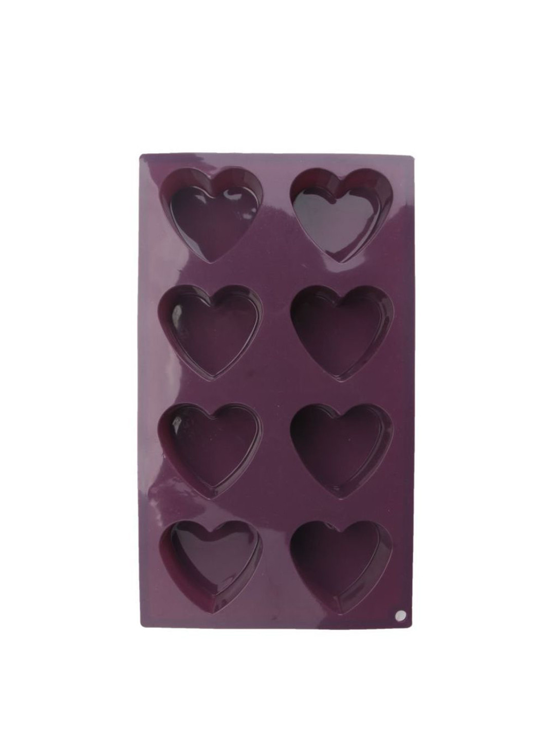 Wonderchef Purple Solid Heart Silicone Cake Mould