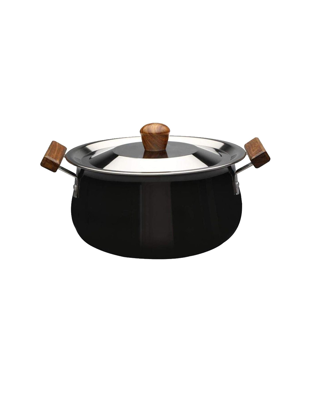 Wonderchef Black Ebony Hard Anodized Handi With Lid