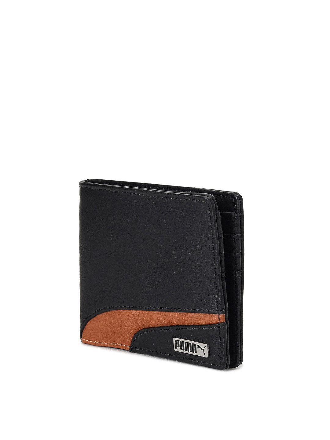Puma Men Black Two Fold Wallet