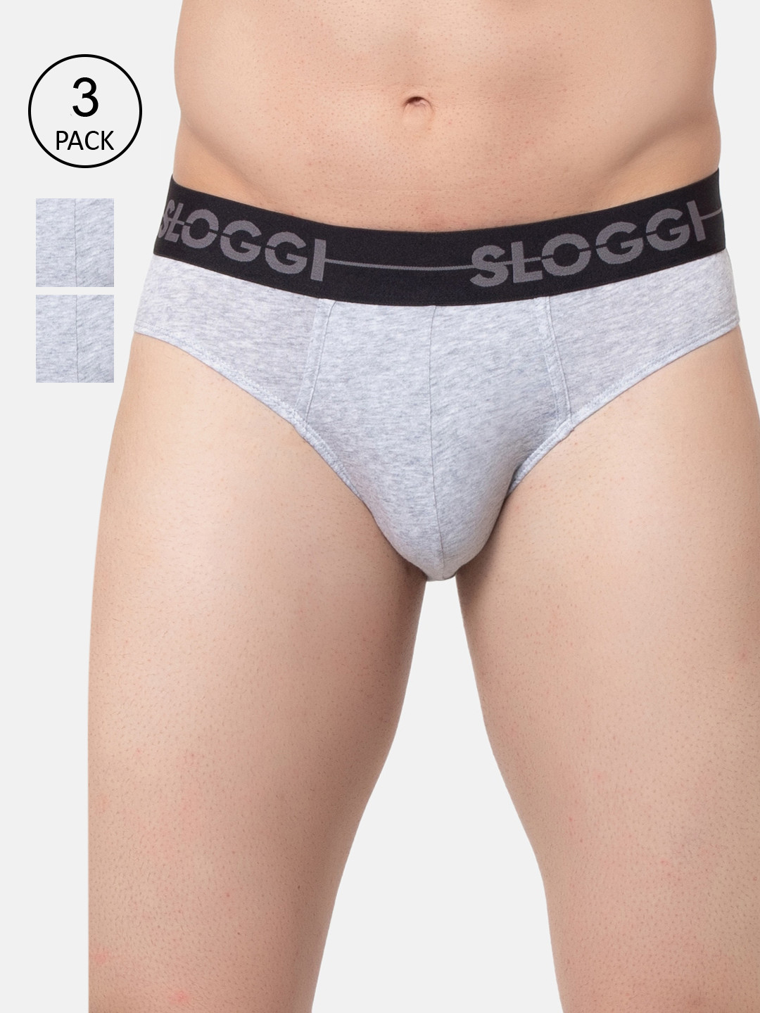 Sloggi Men Go Cotton Mini Brief - Pack Of 3