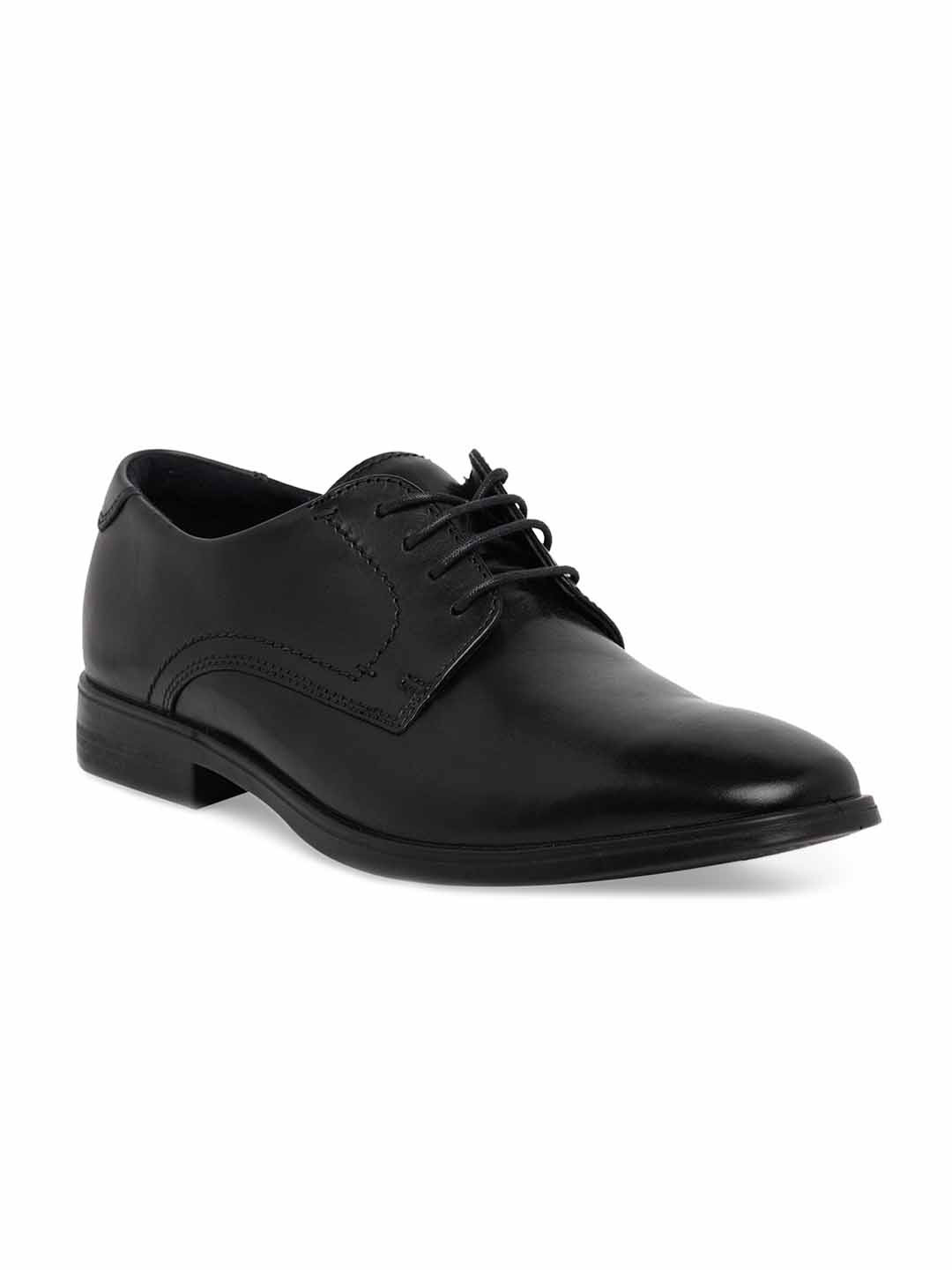 ECCO Men Melbourne Black Leather Regular  Formal Shoes