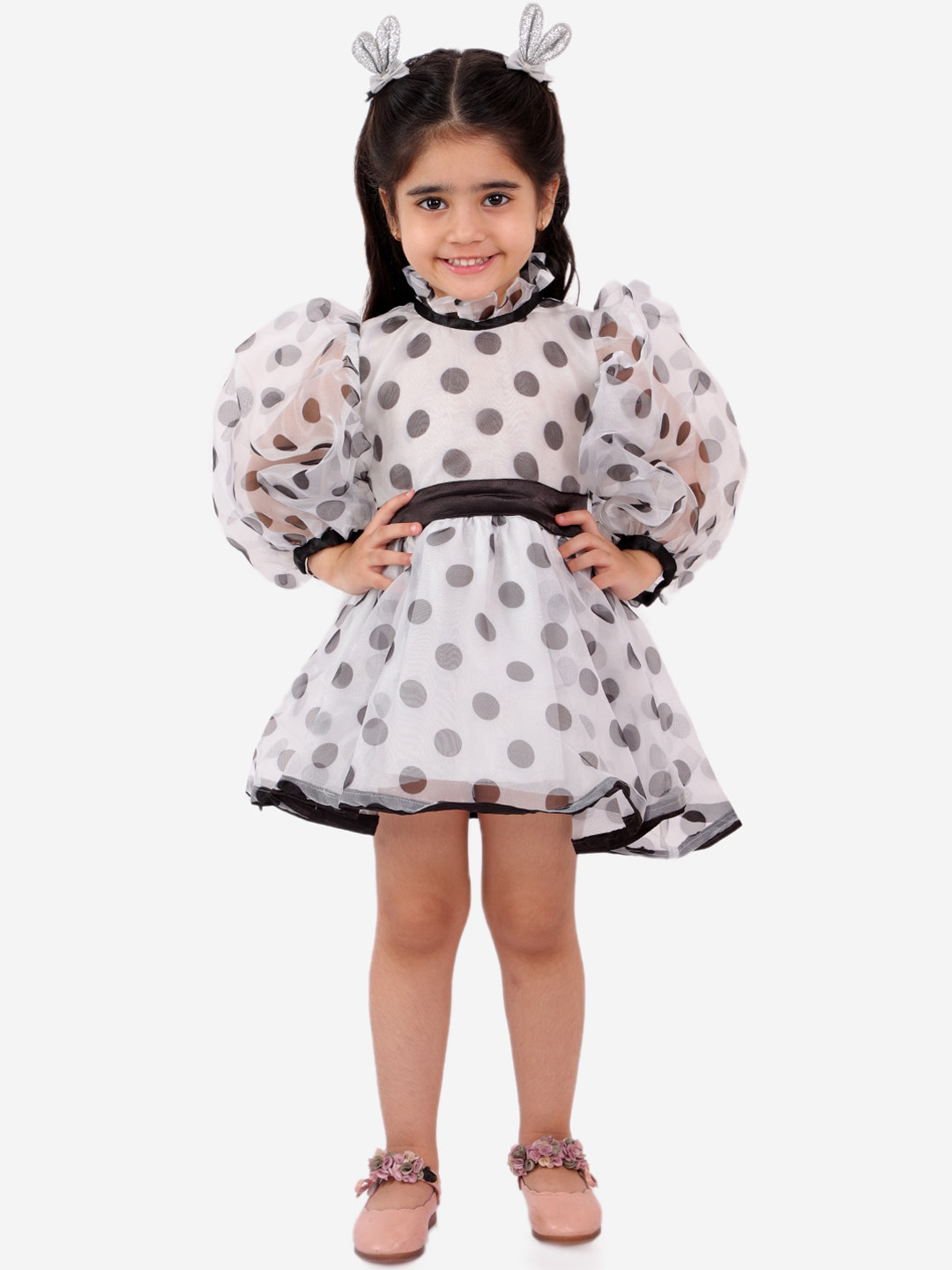 Fairies Forever Grey & Black Dress