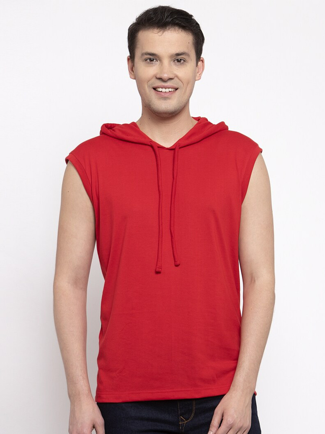 Friskers Men Red Pockets T-shirt