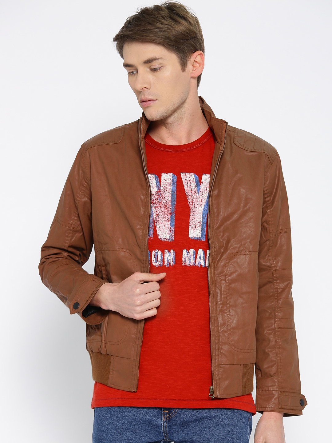 john player jacket myntra