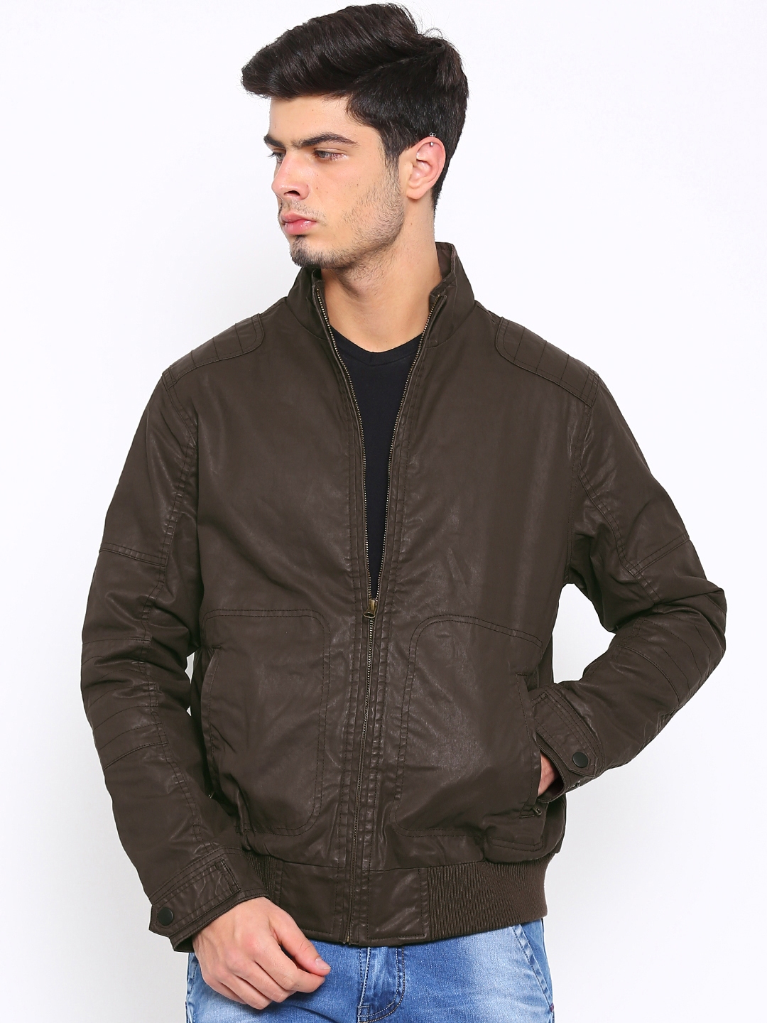 John player 2025 jacket myntra