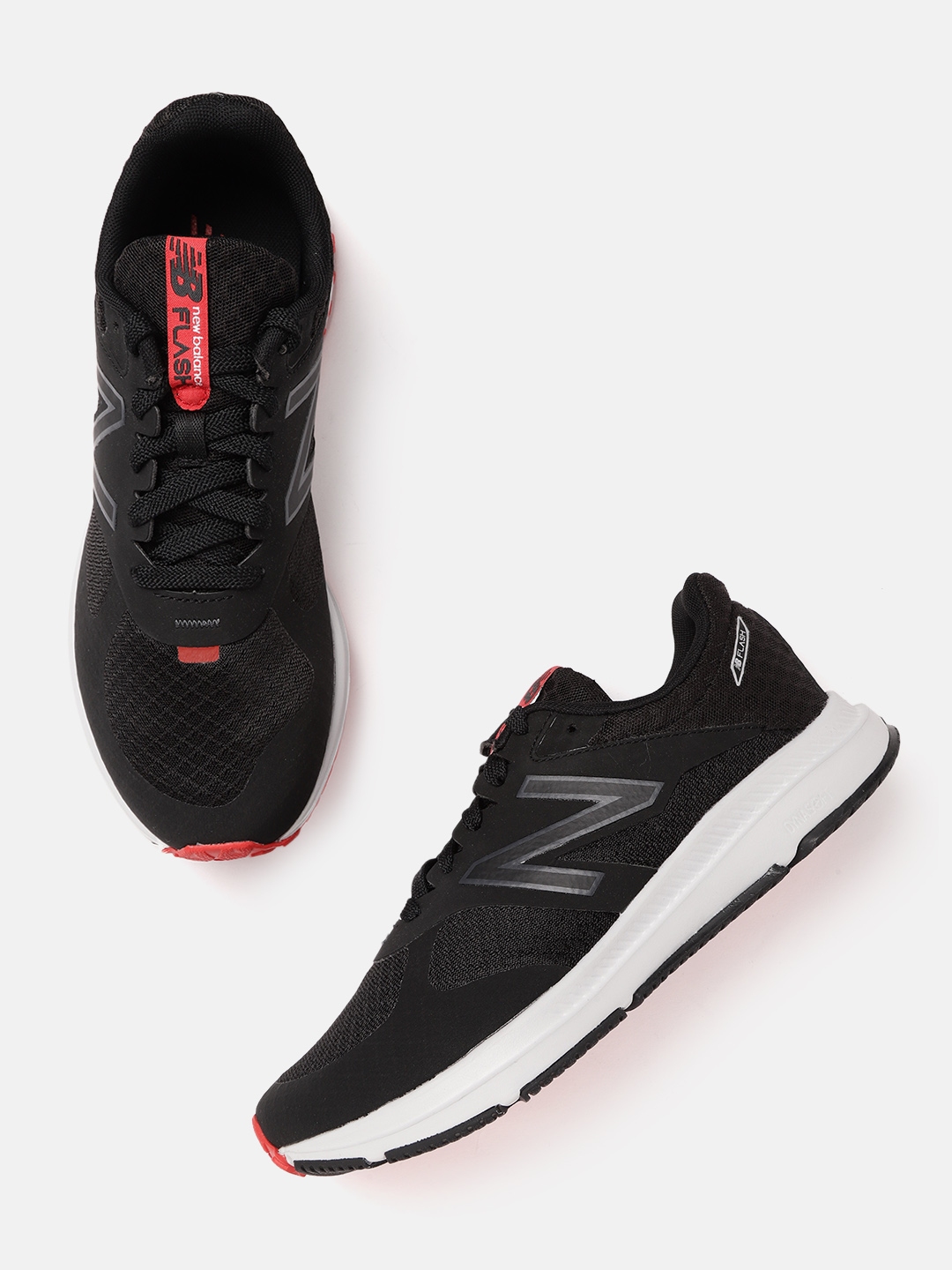 Buy New Balance Men Black Woven Design Flash Running Shoes Sports Shoes for Men 15869964 Myntra