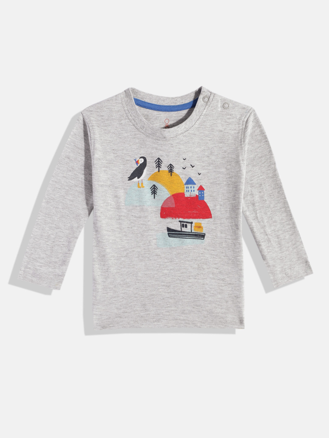 mothercare Boys Graphic Print Knitted Pure Cotton T-shirt