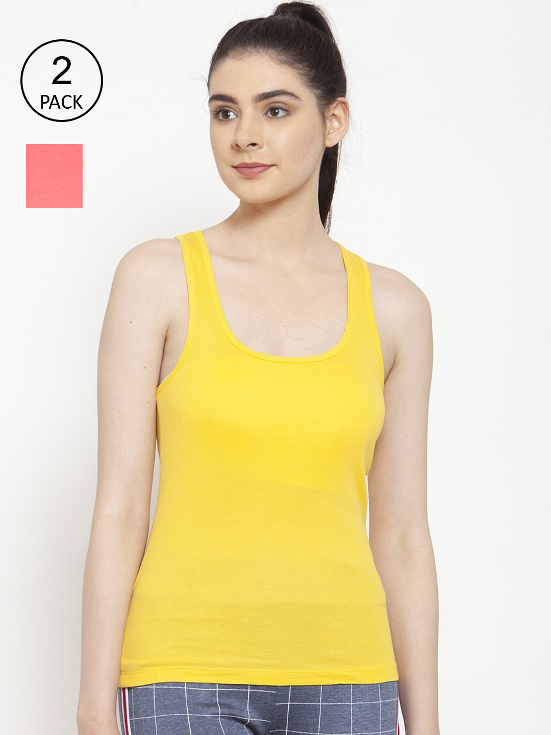 Friskers Yellow & Orange Top