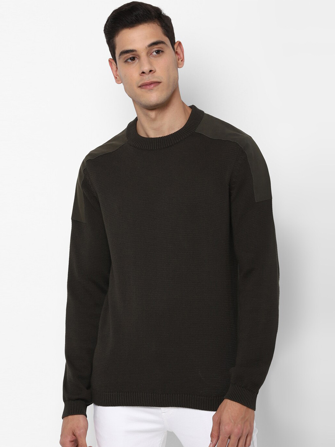 Allen Solly Sport Men Grey Pullover