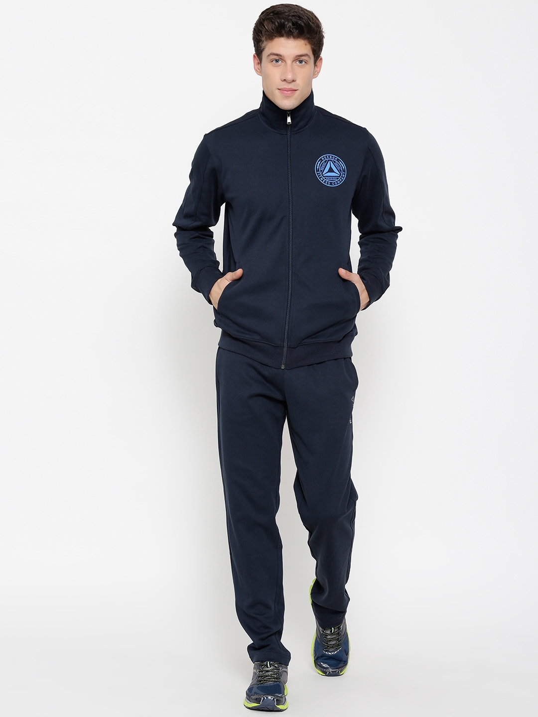 reebok tracksuit myntra