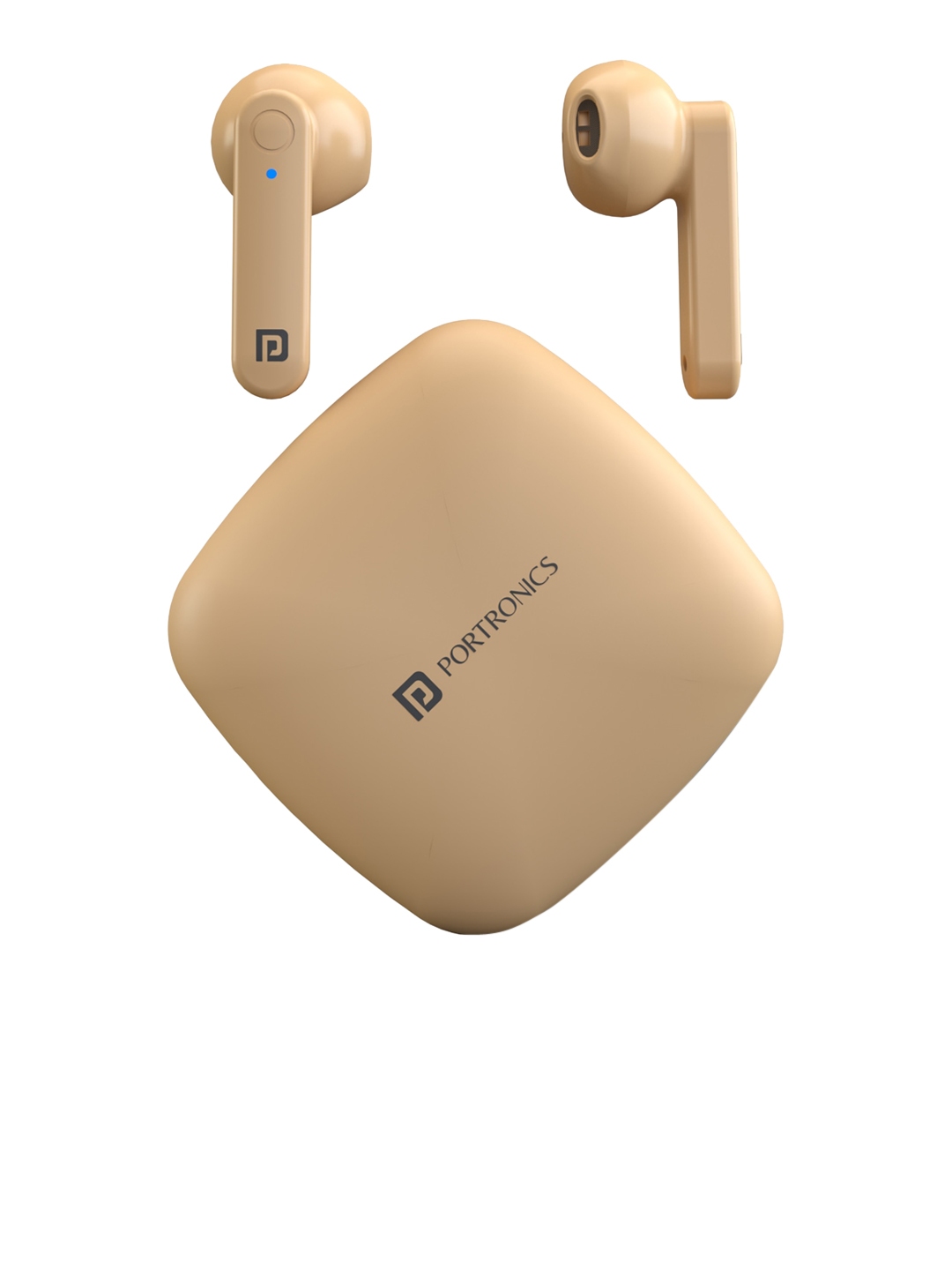 Portronics Cream Harmonics Twins S2 Truly Wireless Sports Earbuds