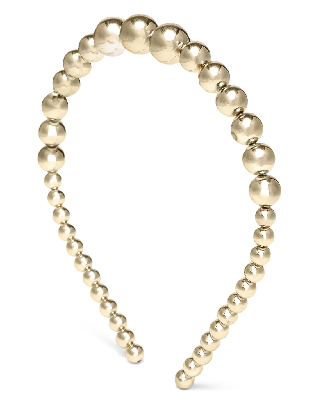 EL REGALO Girls Gold-Toned Beaded Hairband