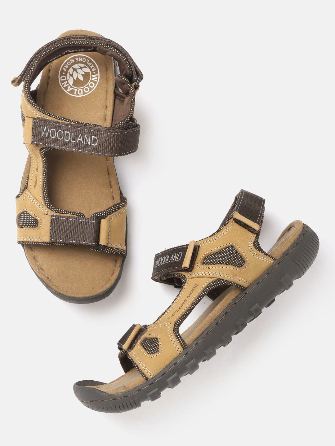 Woodland sandals camel colour outlet