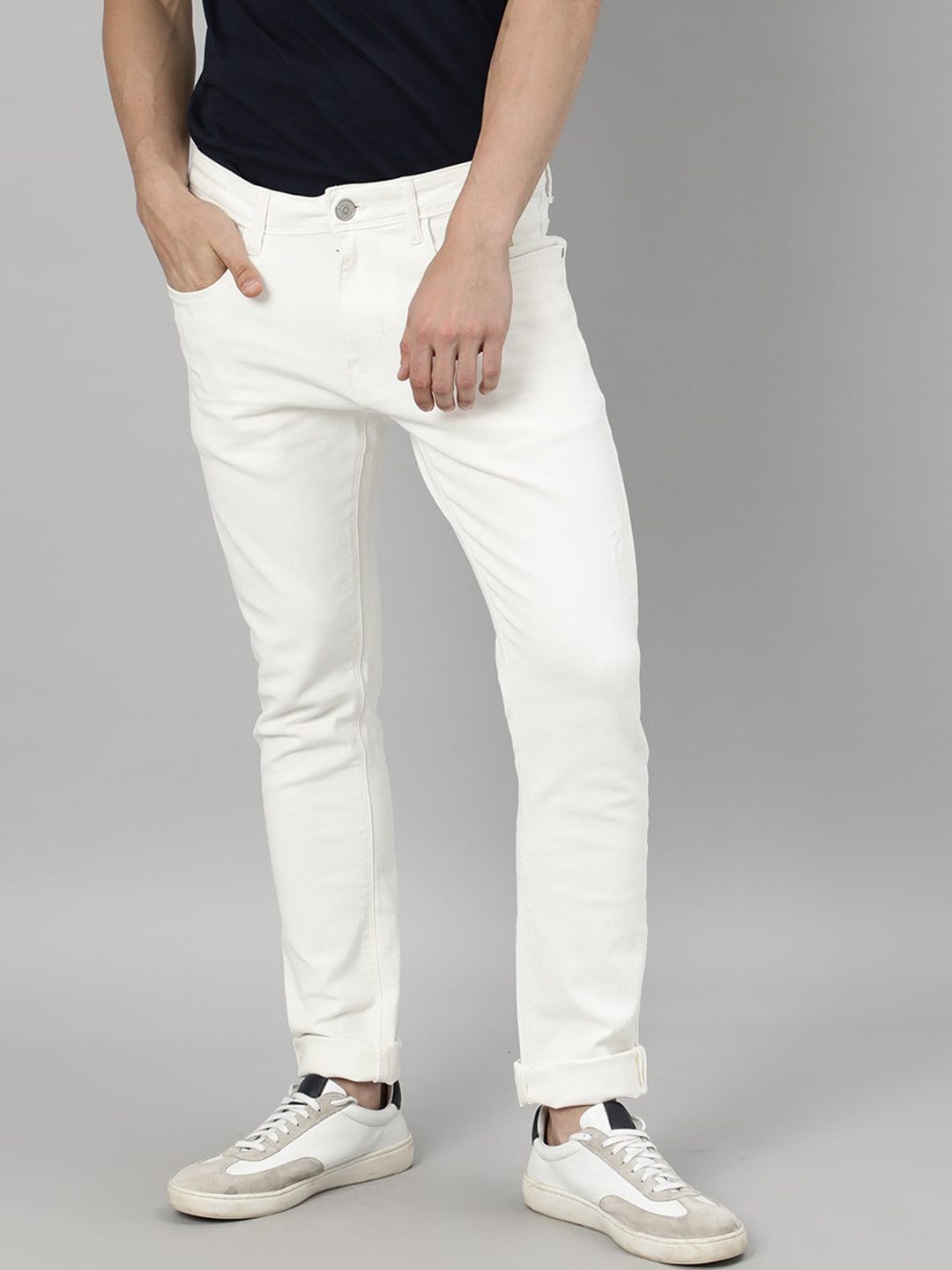 RARE RABBIT Men Snow Slim Fit Jeans