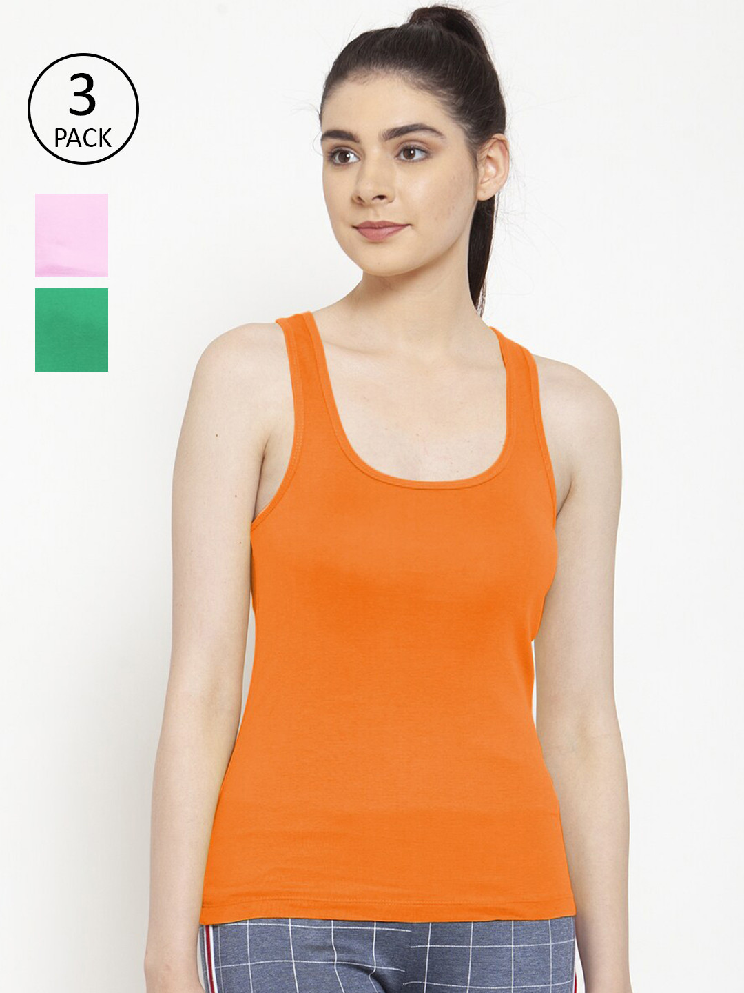 Friskers Orange Tank Top