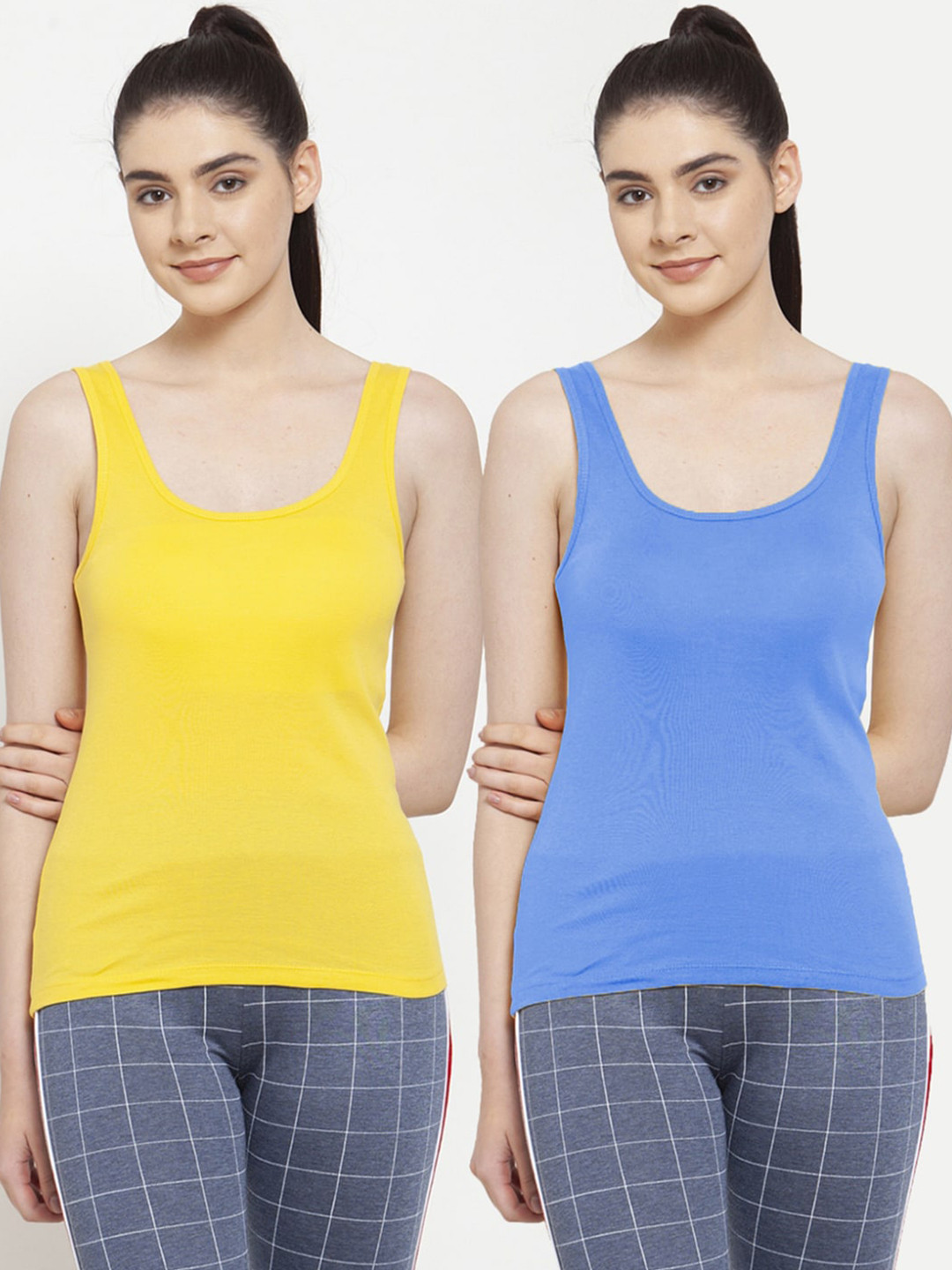 Friskers Yellow Tank Top