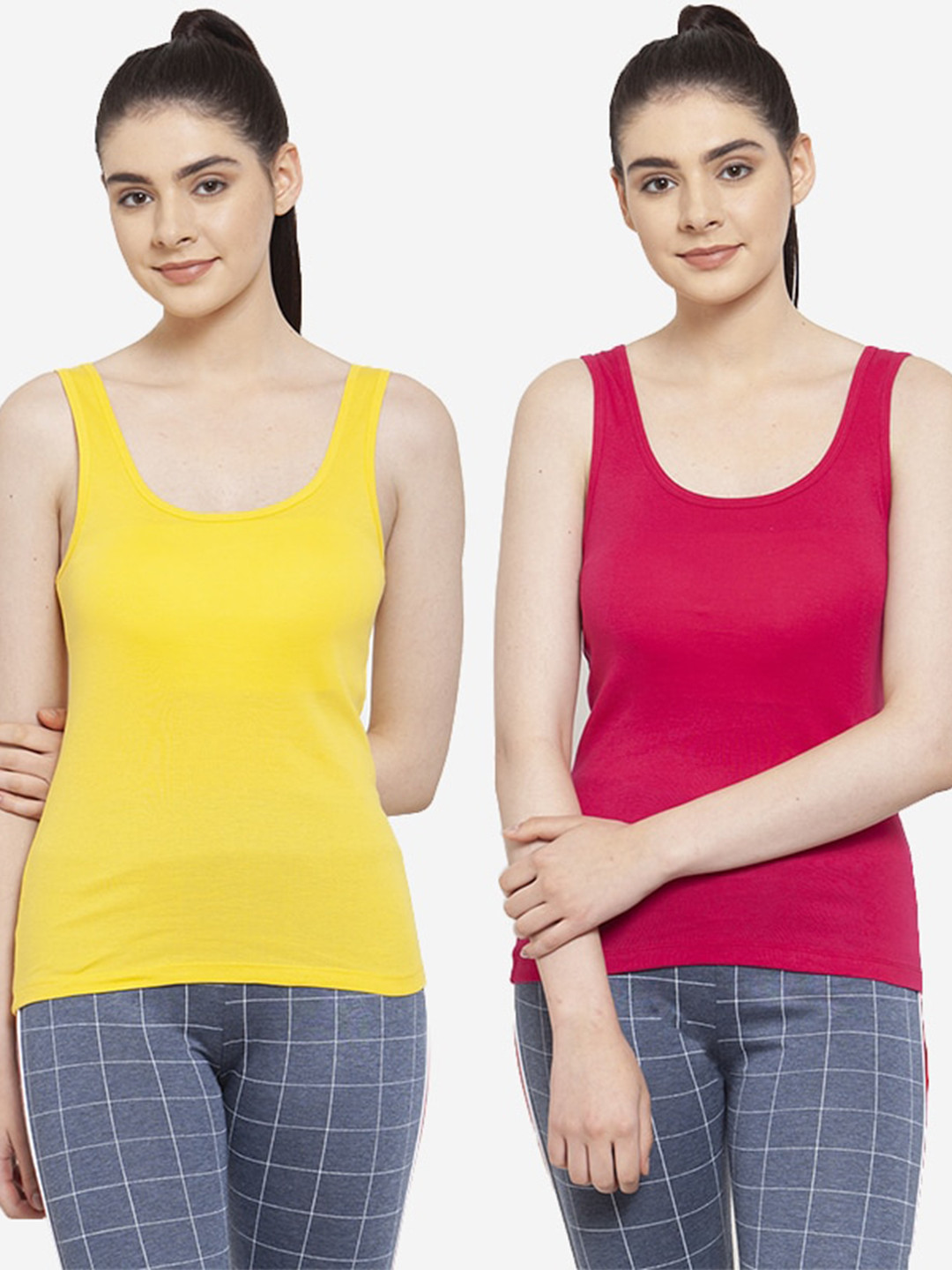 Friskers Yellow Tank Top