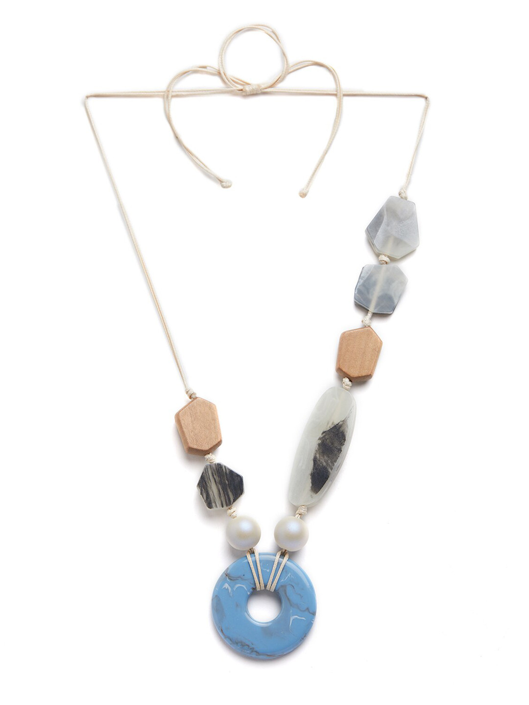 Blisscovered Multicoloured Beads Necklace