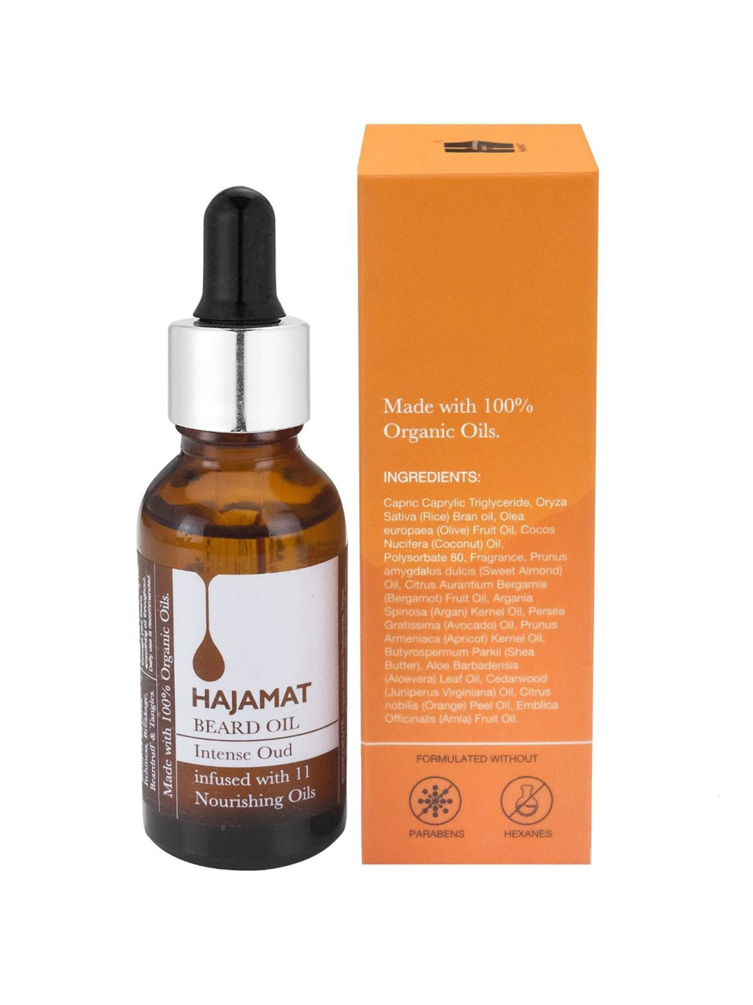HAJAMAT Men Beard Oil Infused with 11 Nourishing Oils 30ml