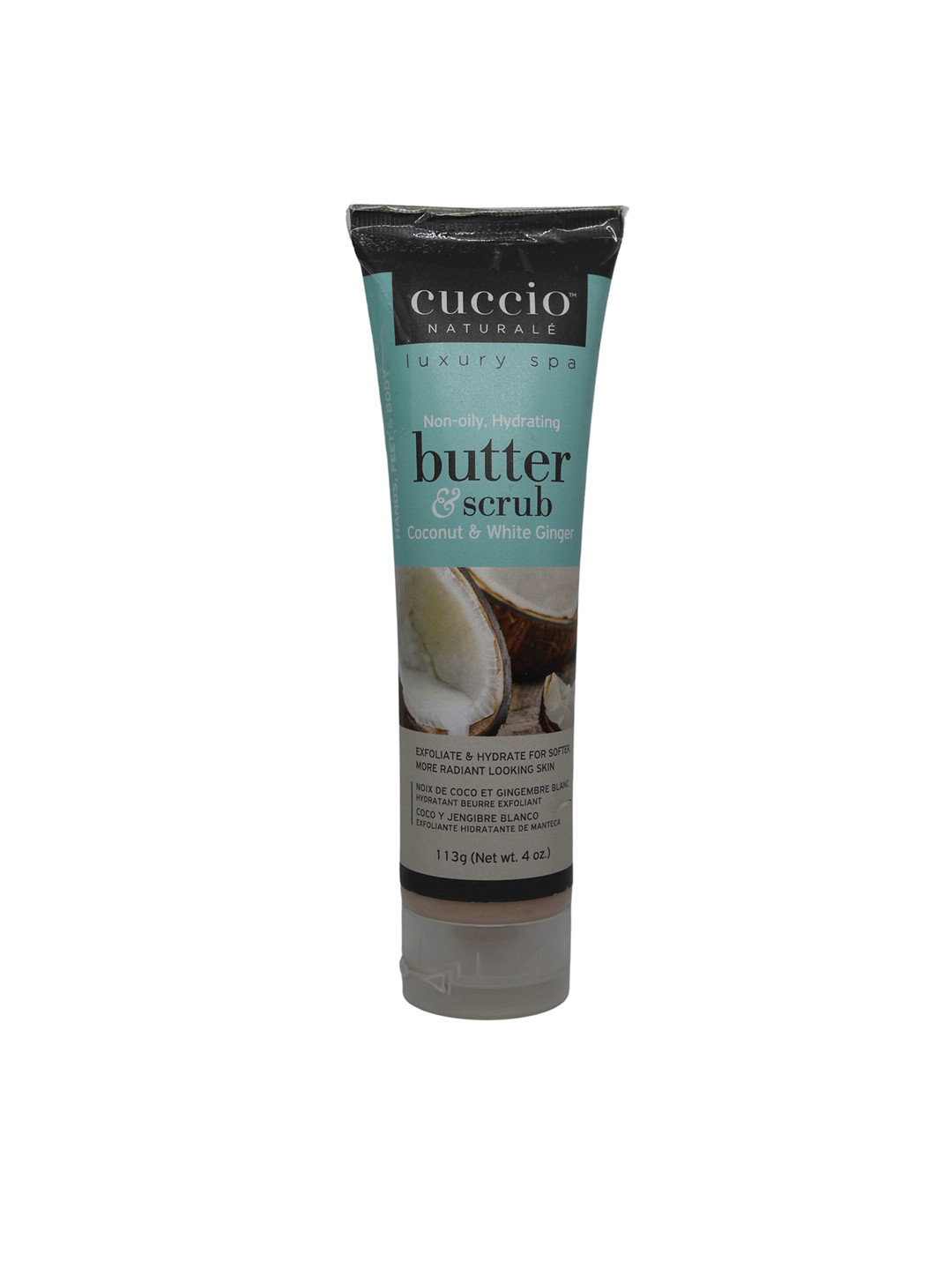 Cuccio Coconut & White Ginger Butter & Scrub 113gm