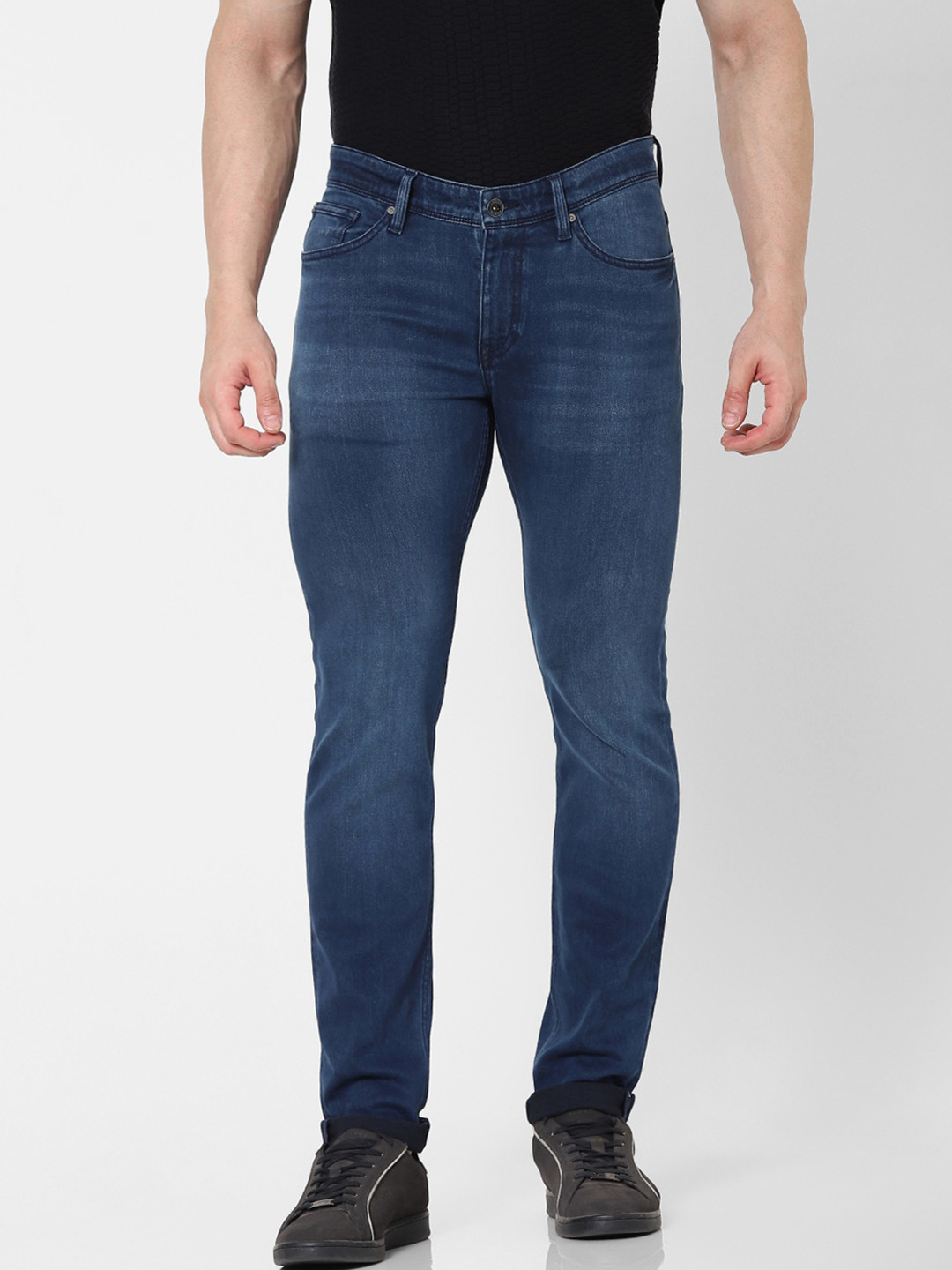 Celio Men Blue Slim Fit Light Fade Jeans