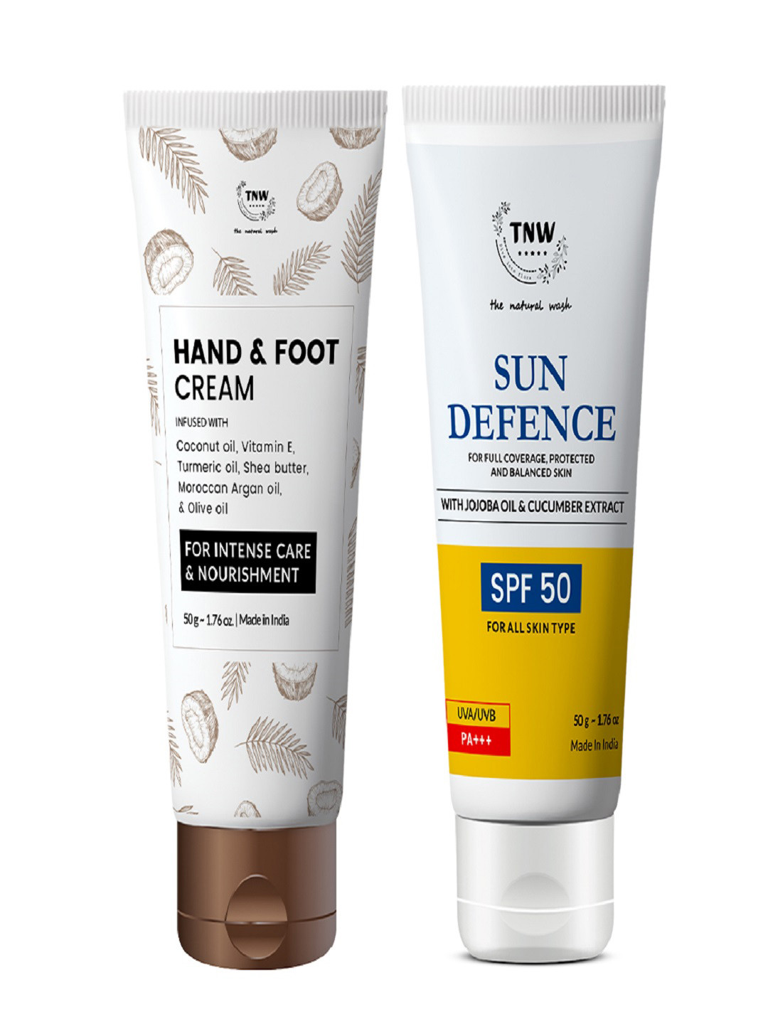 TNW the natural wash White Hand Foot Cream & SPF Cream