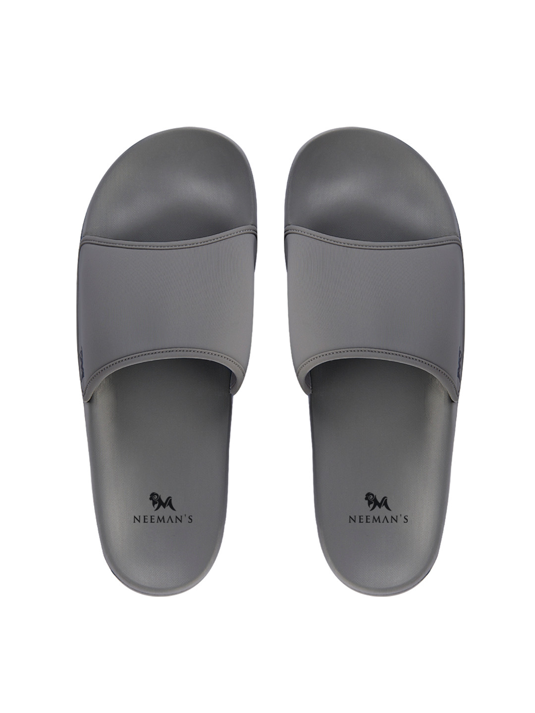 NEEMANS Unisex Grey Eco Slides