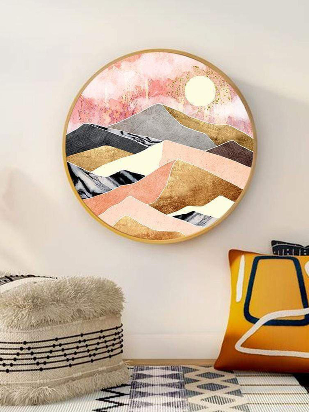 THE ARTMENT Abstract Landscape Medium Canvas Matte Finish