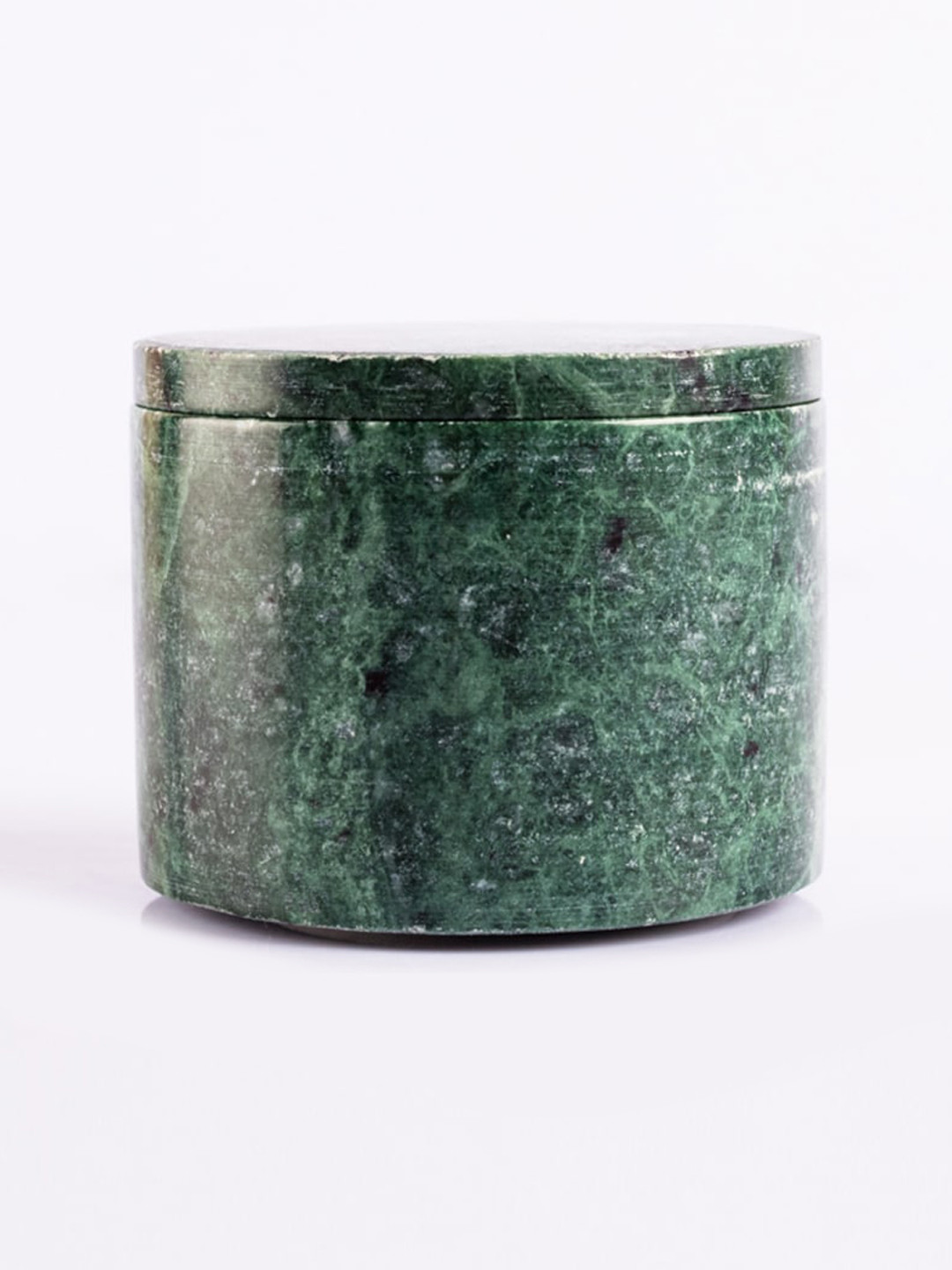 NikkisPride Green Handmade Marble Salt & Pepper Cellar Box