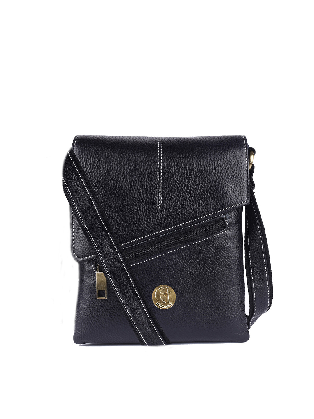 HiLEDER Unisex Pure Leather Messenger Sling Cross Body Travel Messenger Bag