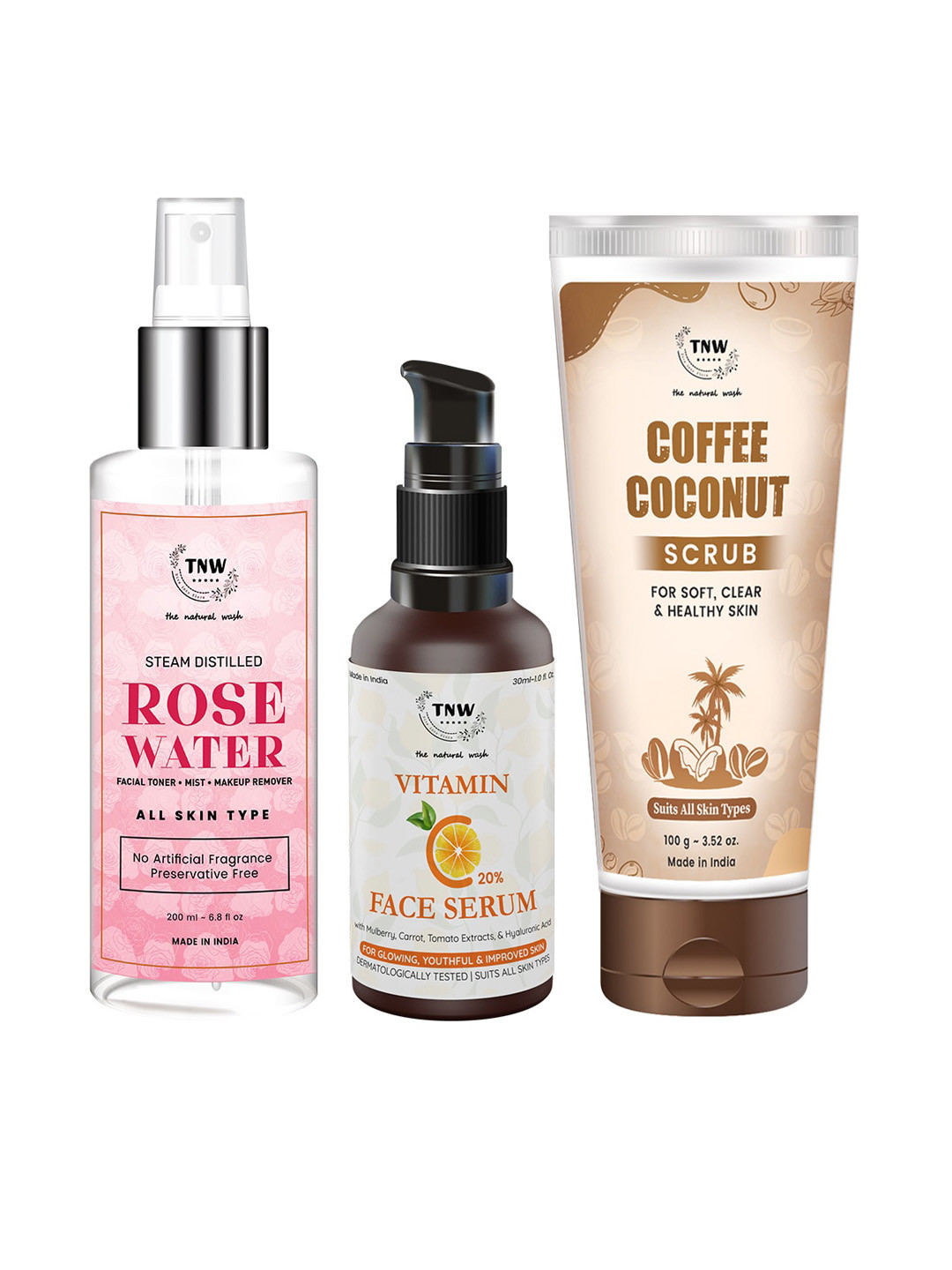 TNW the natural wash Face & Skin Care Combo