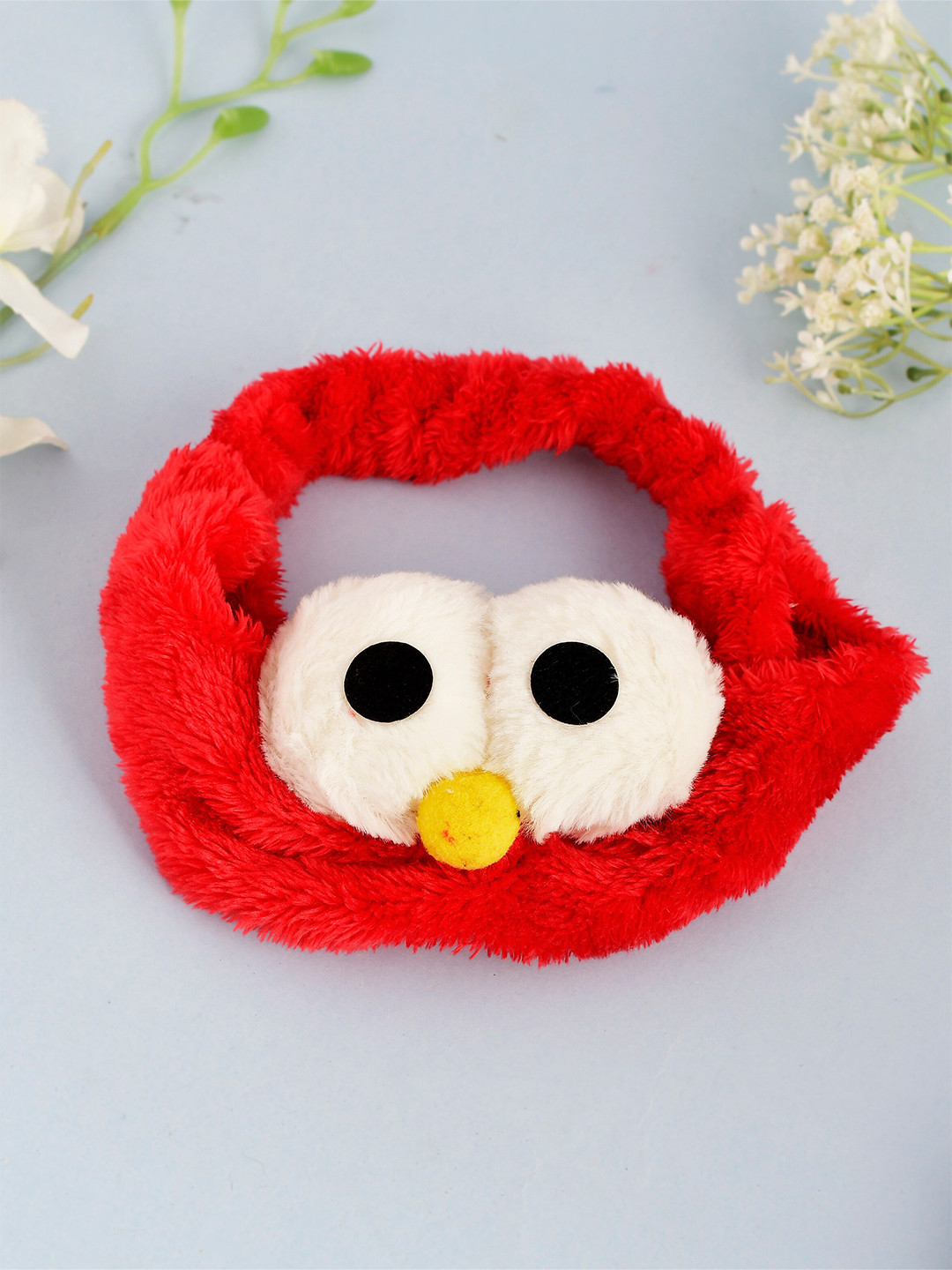 Silvermerc Designs Girls Red & White Fur Hairband