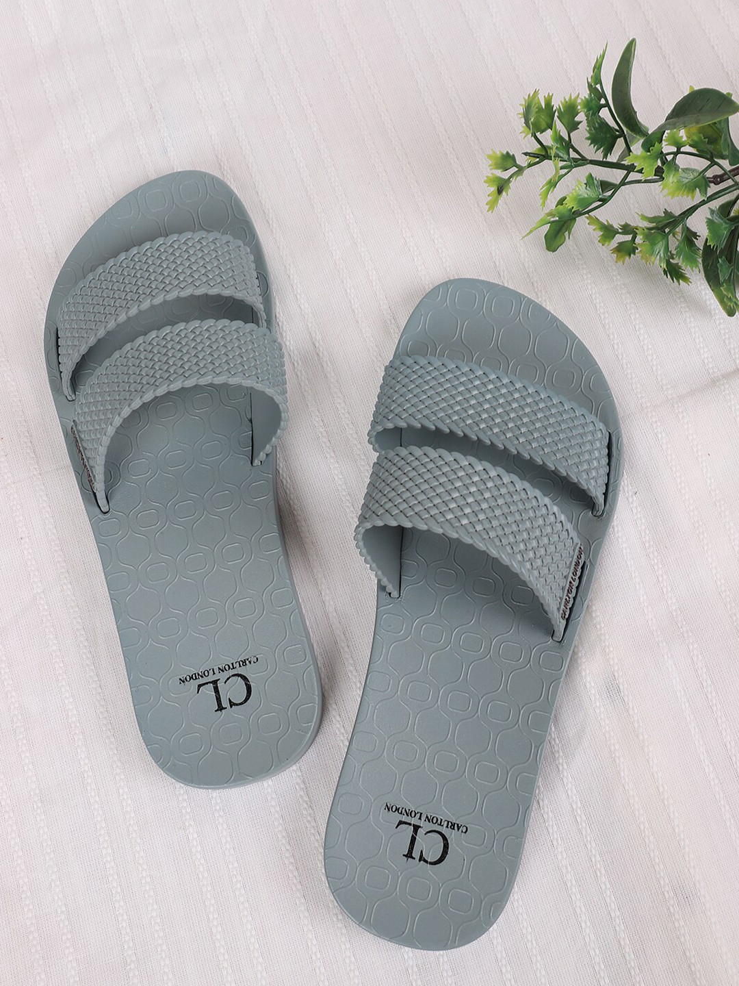 Carlton London Women Grey Sliders