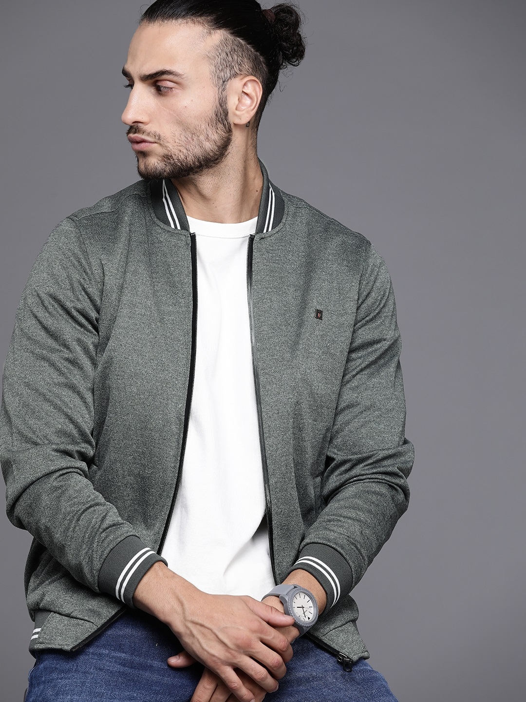 Louis philippe jackets myntra hot sale