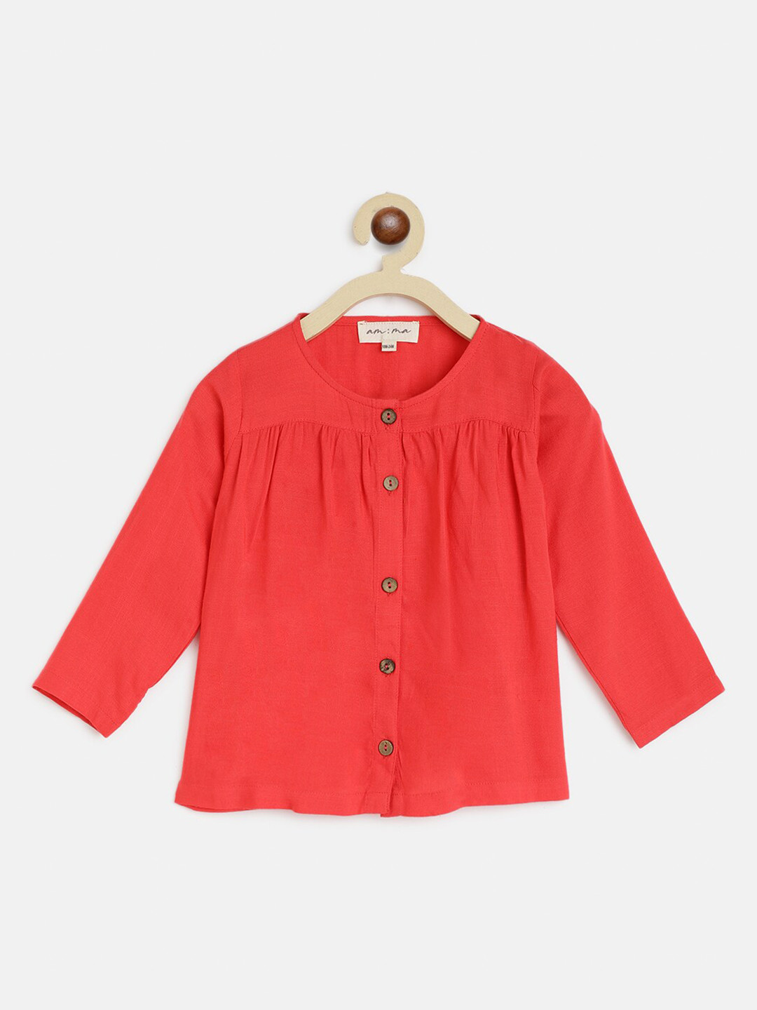 am ma Girls Rose Shirt Style Top