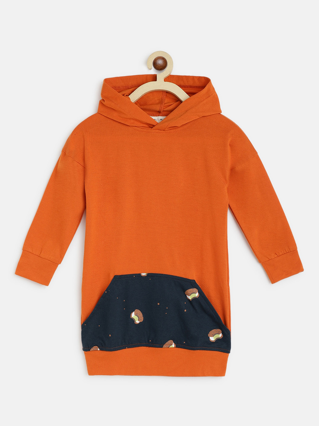 am ma Orange Jumper Dress