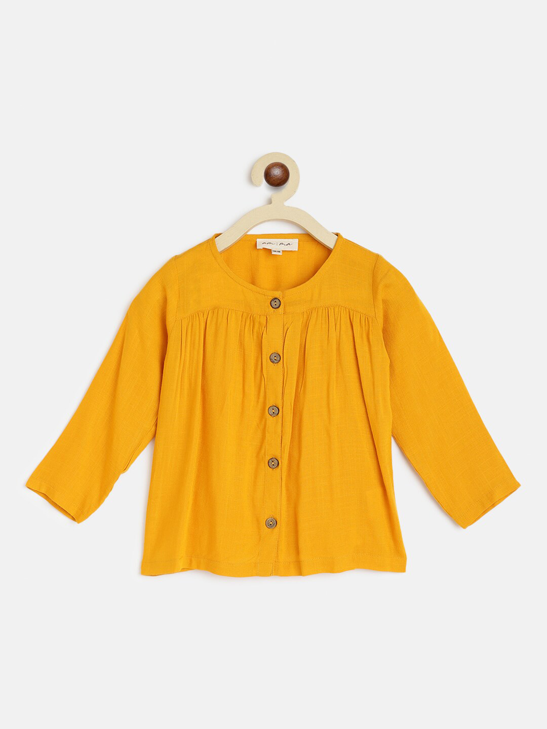 am ma Yellow Shirt Style Top