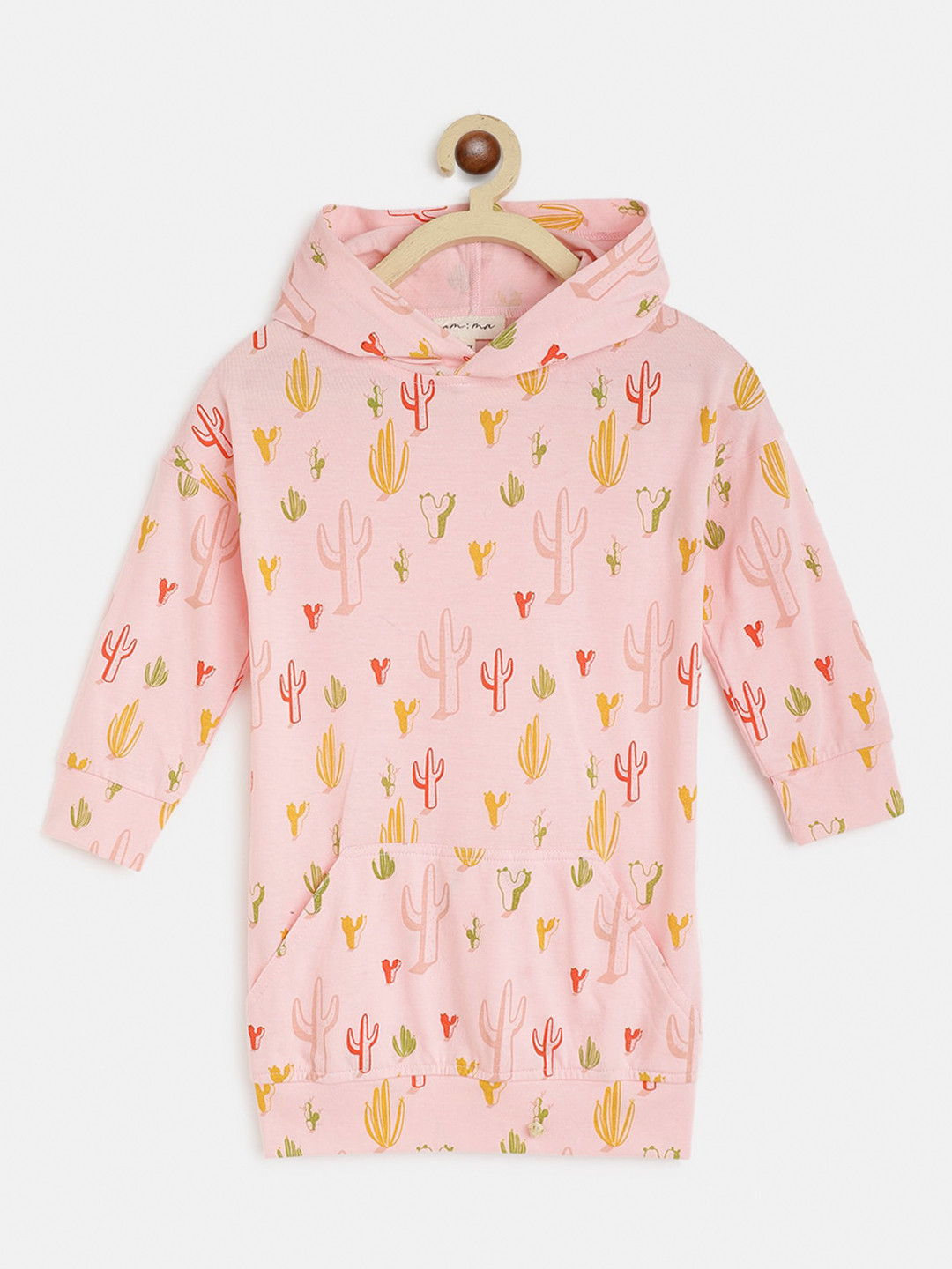 am ma Pink A-Line Dress