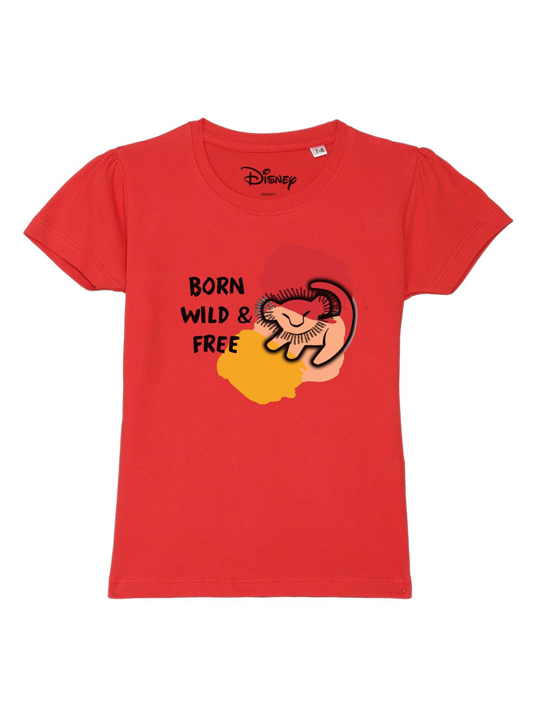 Disney by Wear Your Mind Girls Red T-shirt