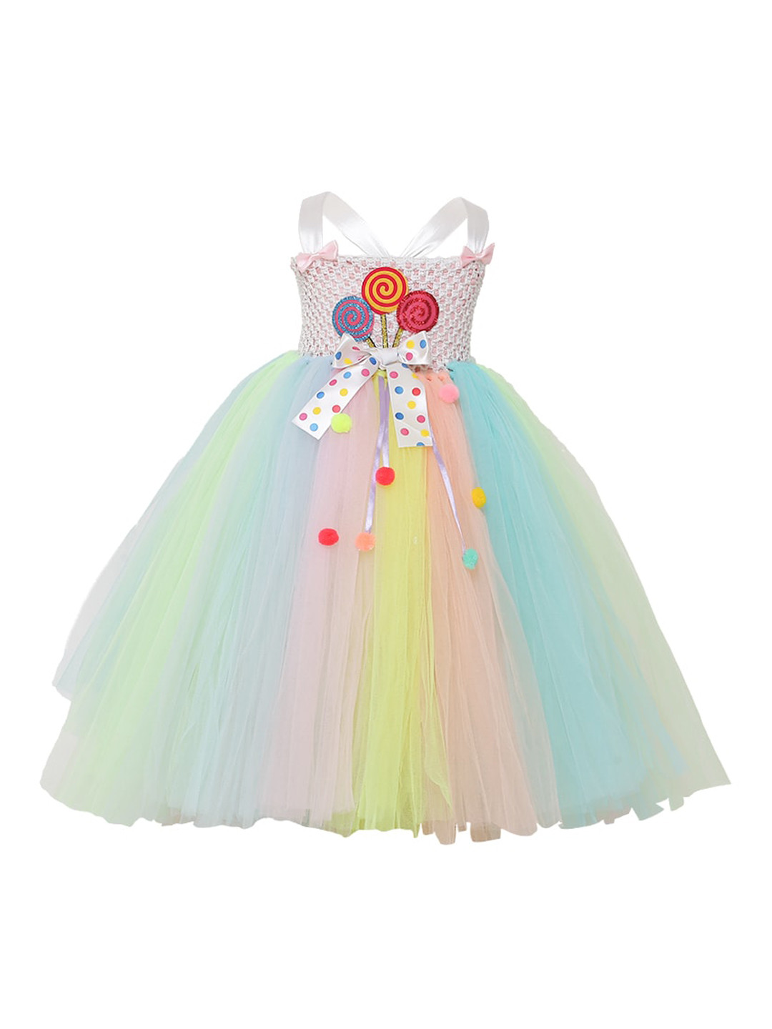 TINY MINY ME Multicoloured Applique Maxi Dress