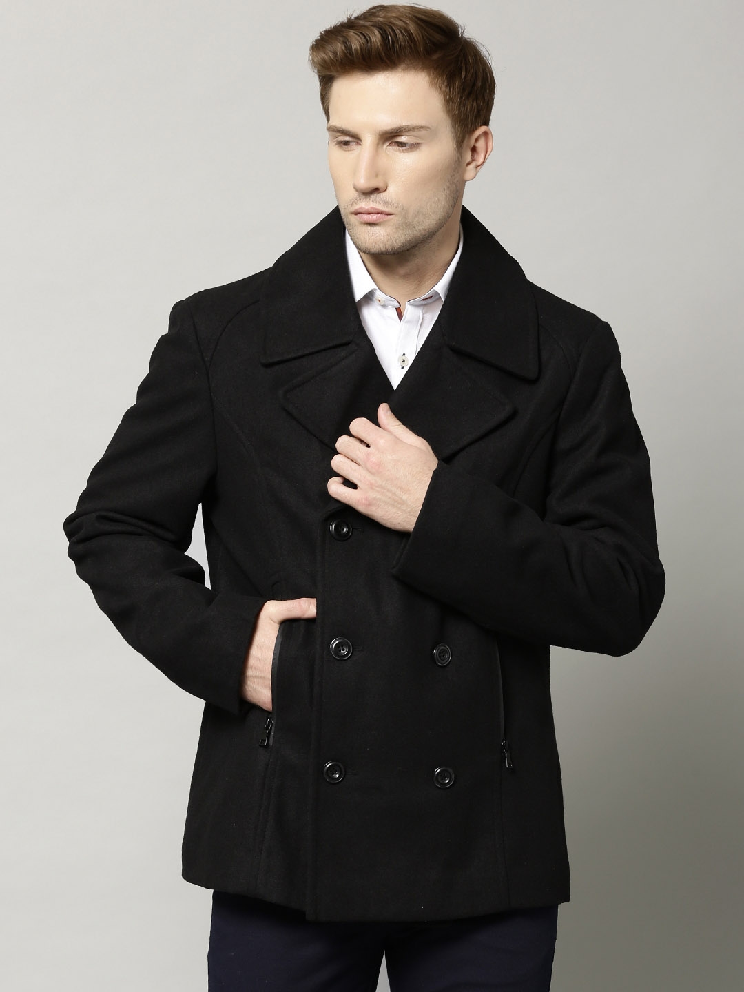 Marks and spencer mens cheap pea coat