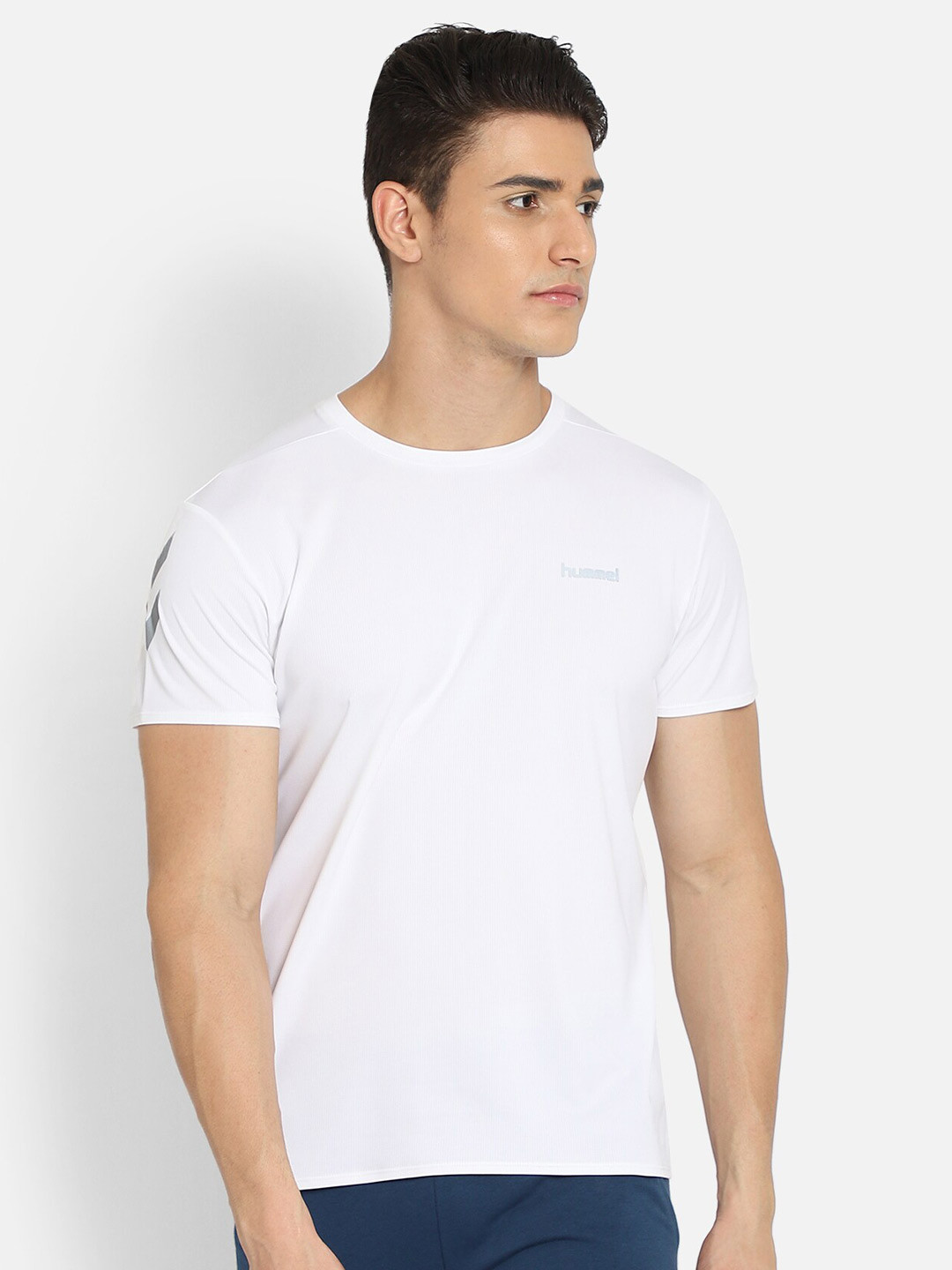 hummel Men White Pockets T-shirt