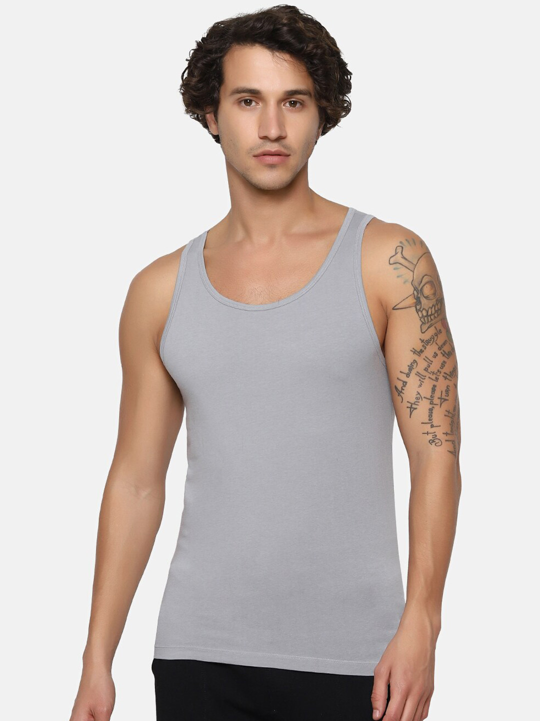 Sloggi Men GO ABC H Cotton Tank Top - Pack of 2