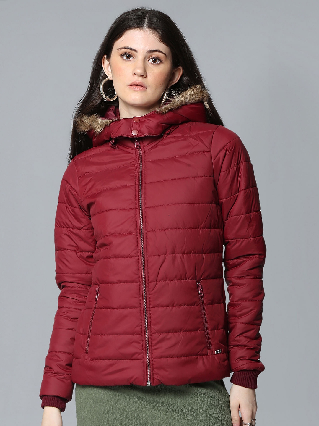 Buy Flying Machine Women Red Puffer Jacket Jackets for Women 15954270 Myntra