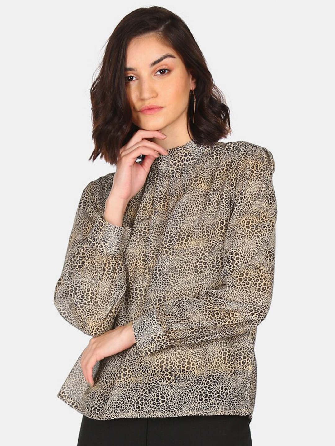 Flying Machine Brown Regular Top