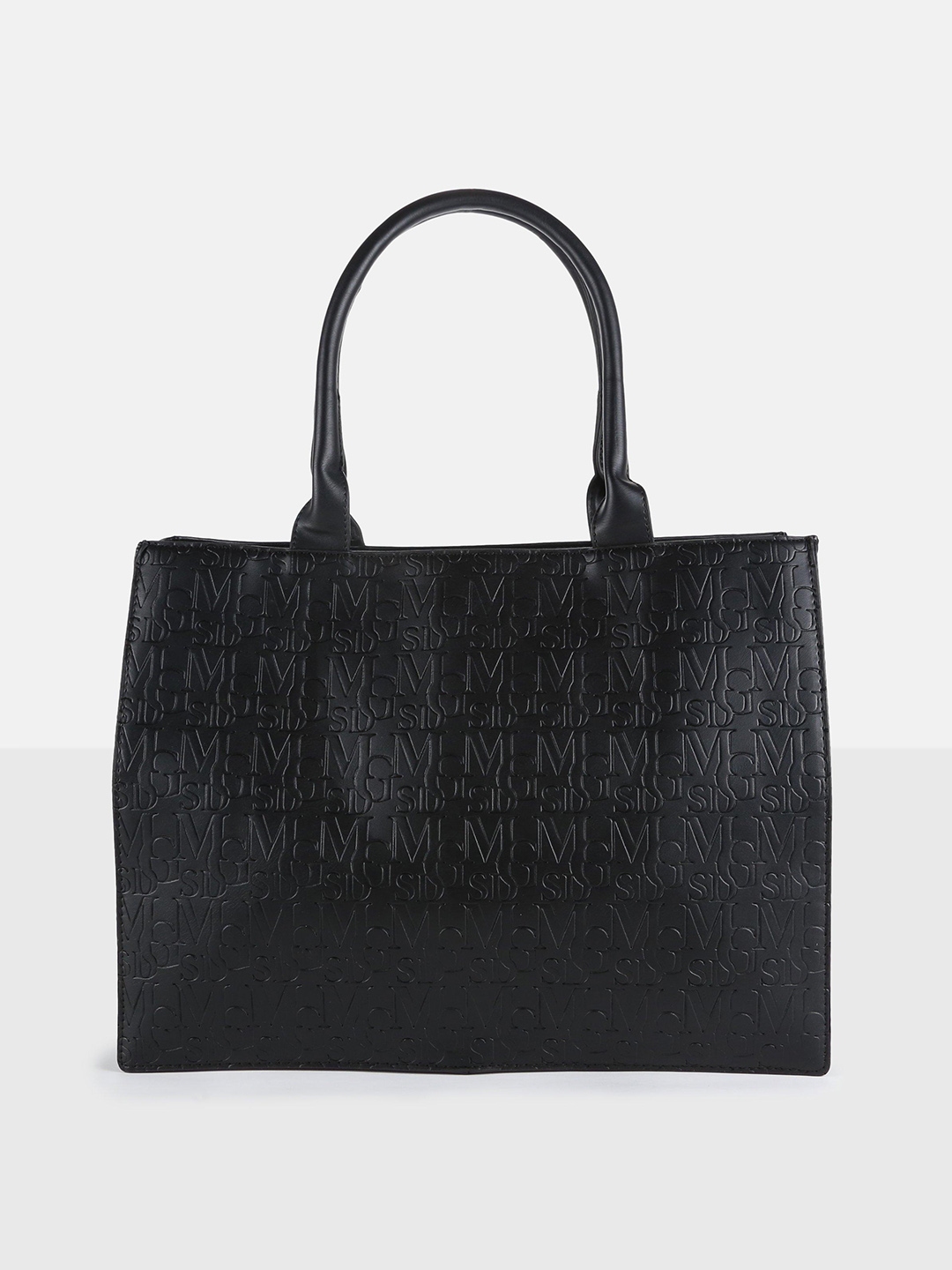 Buy Missguided Black Textured PU Structured Tote Bag Handbags for Women 15955332 Myntra